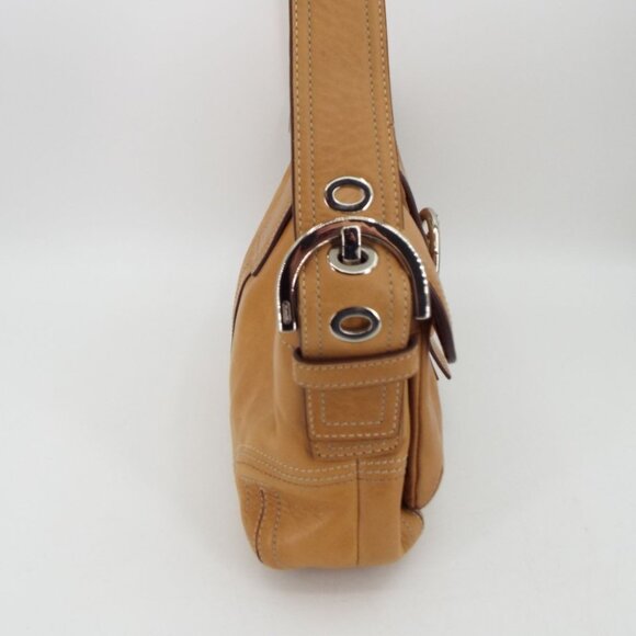 COACH 9434 Tan Leather Soho Shoulder Bag Vintage Y2K - Picture 4 of 15